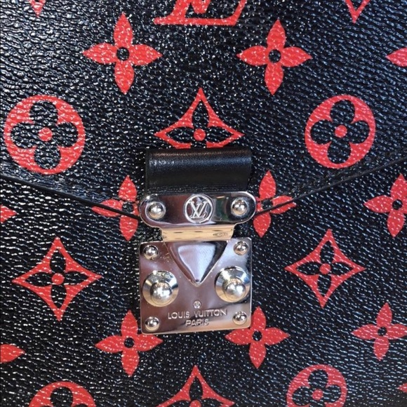 RARE !! LOUIS VUITTON POCHETTE MÉTIS INFRAROGUE - Picture 2 of 7